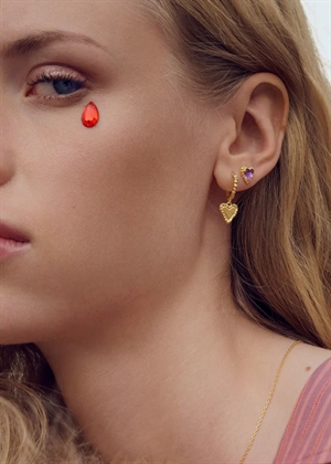 Rosalinde earrings Forgyldt Maanesten